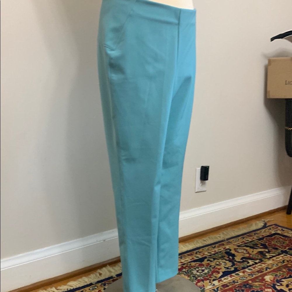 Chico's Blue Capris Tailored Straight Leg